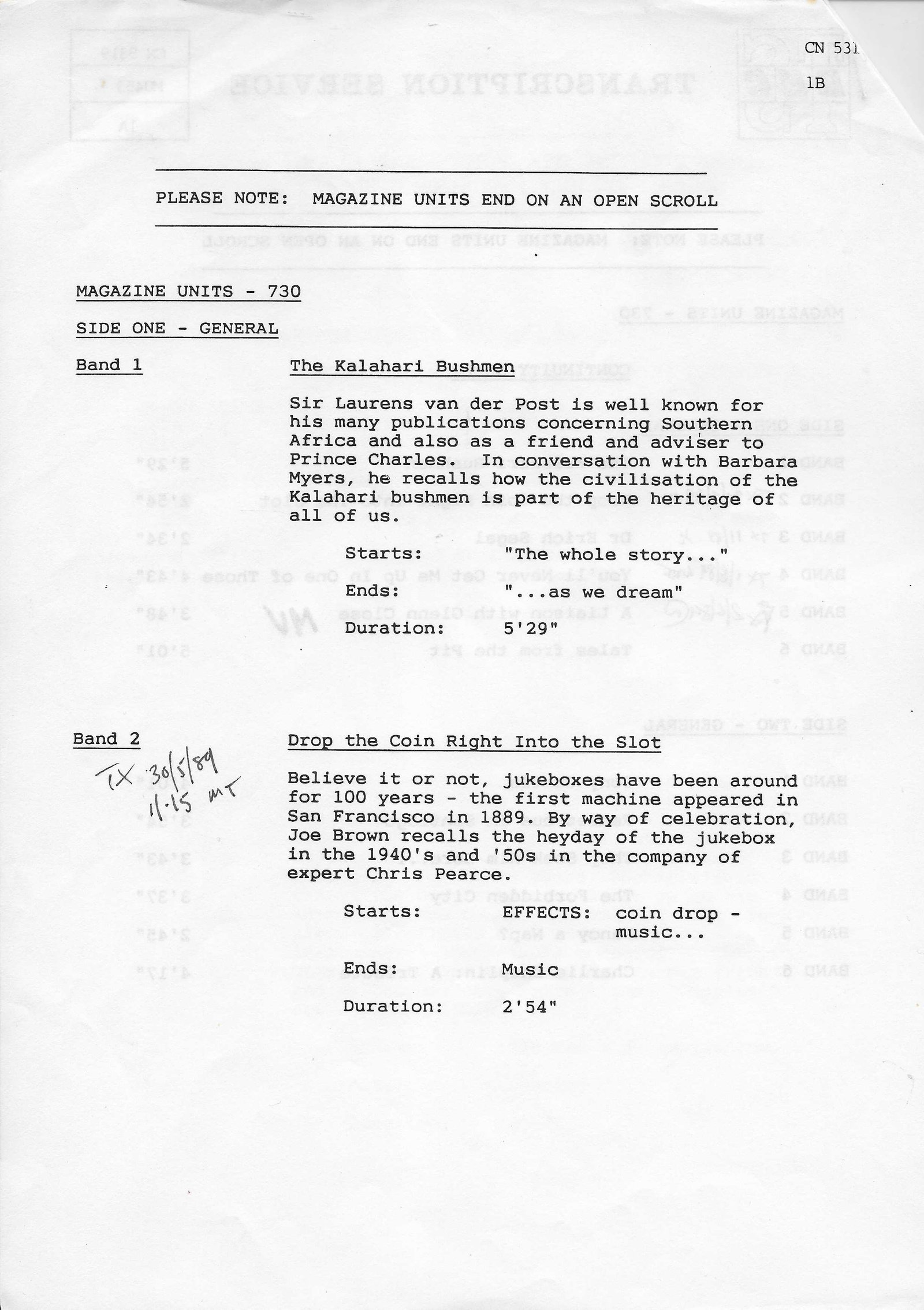 Inserts from CN 5319